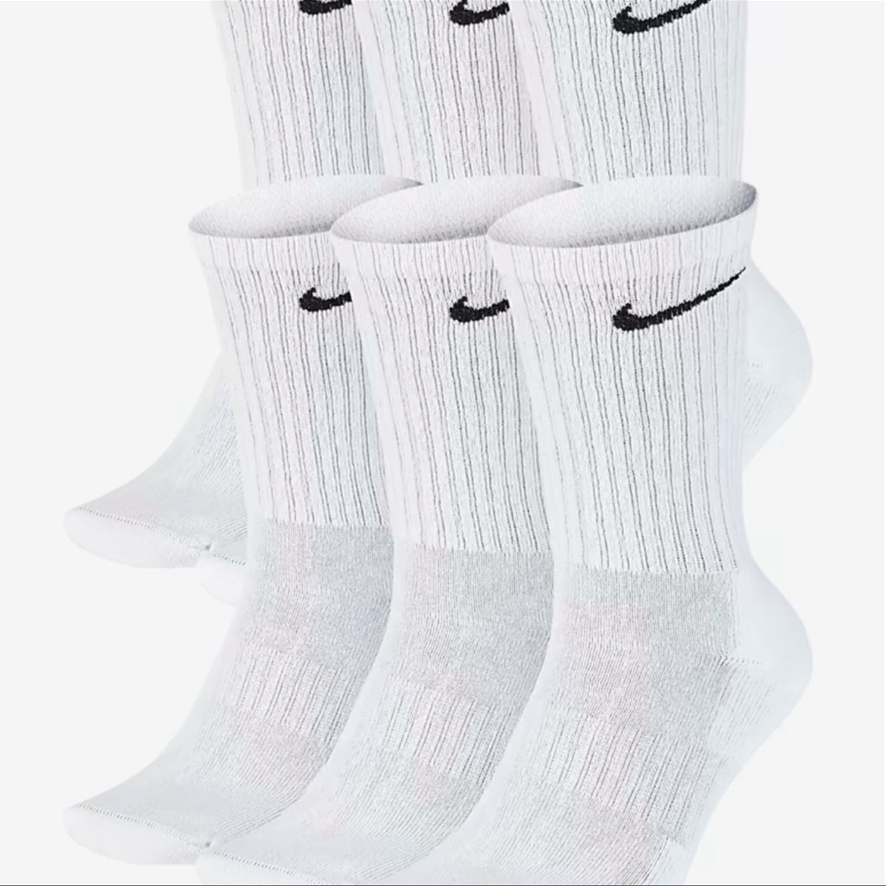 Nike Training Crew Socks (6 Pairs) Nike Everyday Cushioned - Picture 12 of 16